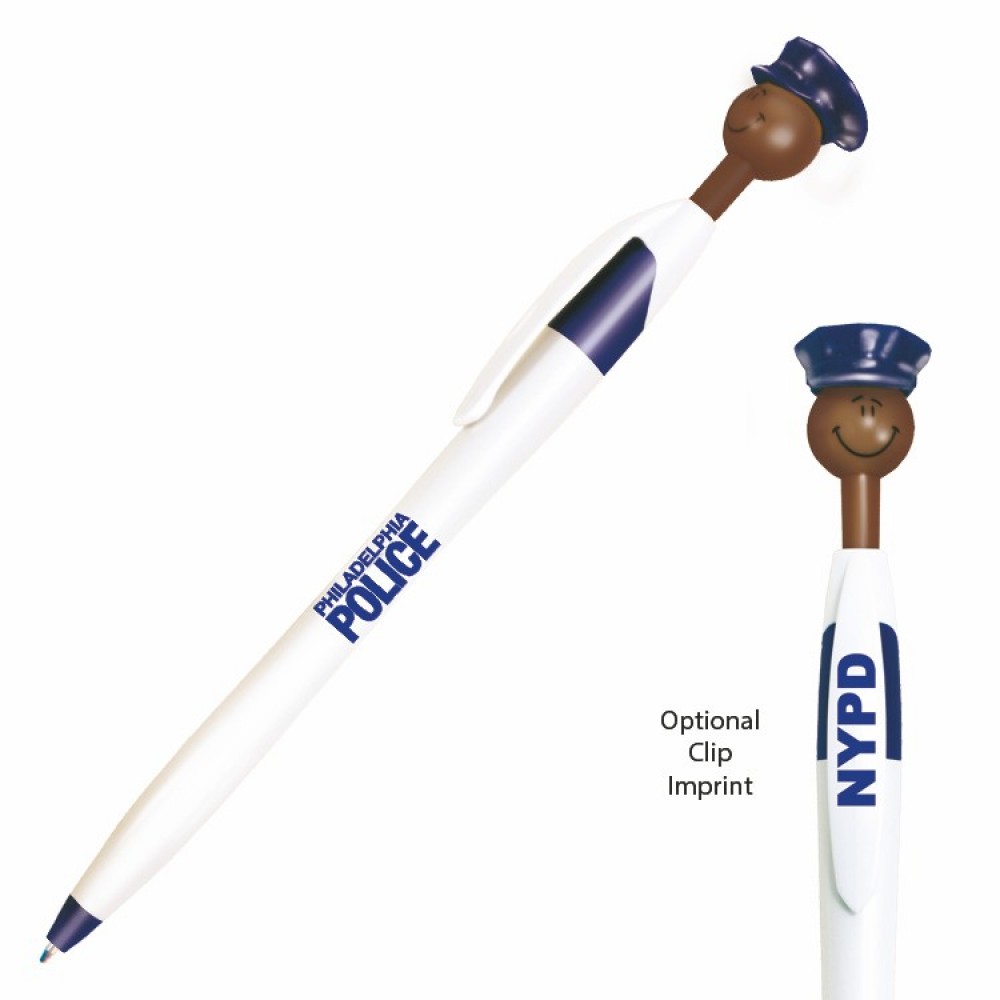 Custom Engraved Officer Smilez Pen/Dark Tone Custom Engraved Officer Smilez Pen/Dark Tone