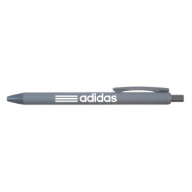 Custom Imprinted Bolt Soft Touch Retractable Ballpoint Pen