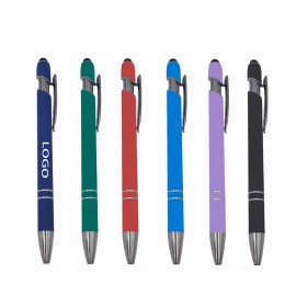 Logo Branded Black Ink Capacitive Stylus