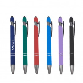 Black Ink Capacitive Stylus Custom Imprinted