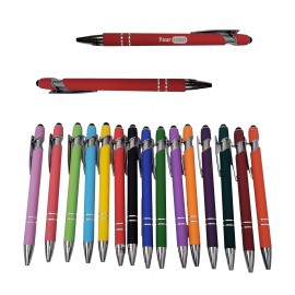 MOQ 100pcs Incline Stylus Pen Custom Imprinted