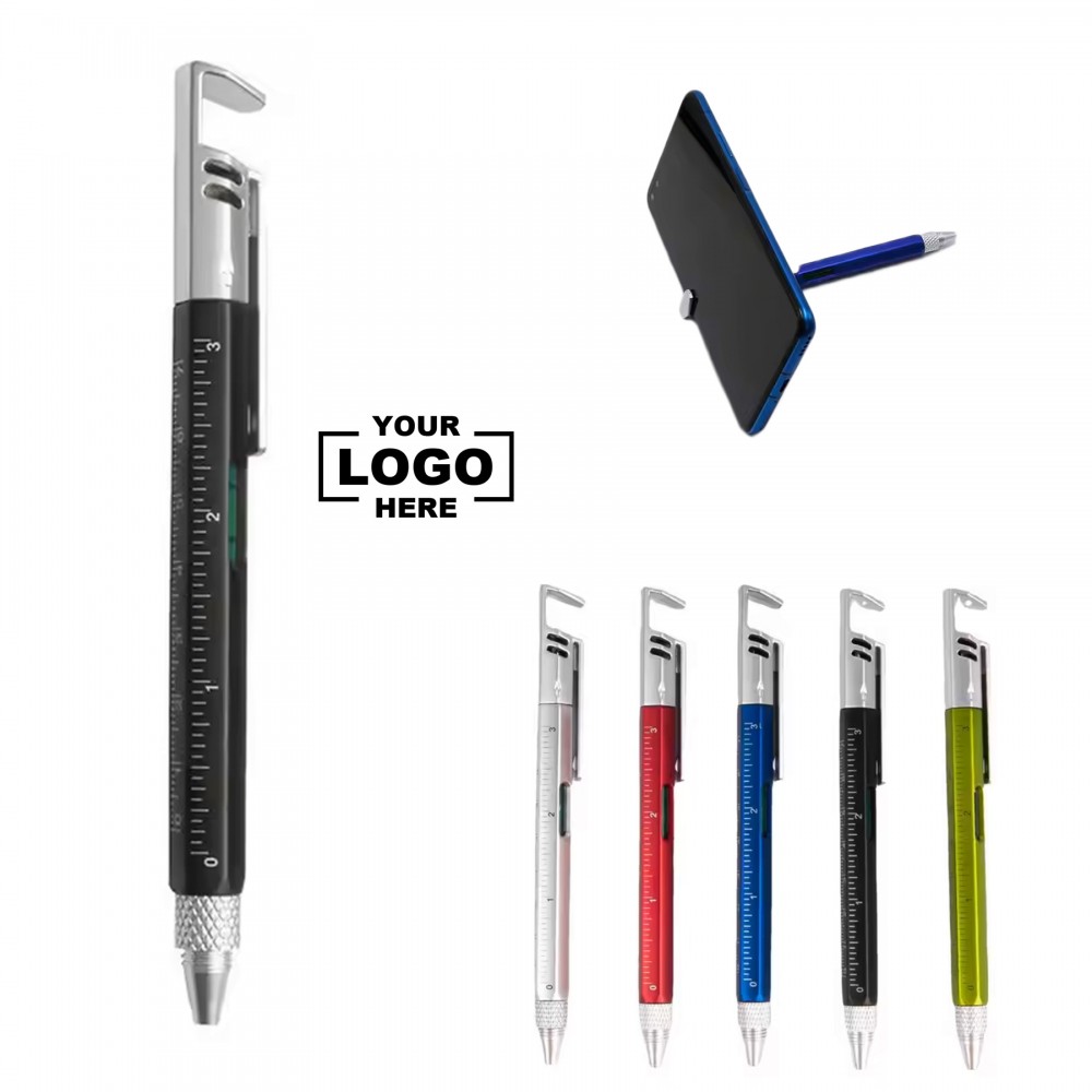 Logo Branded Hexagonal Plastic Phone Stand Ballpoint Pen Logo Branded Hexagonal Plastic Phone Stand Ballpoint Pen