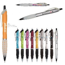 Logo Branded Pearlescent Gripper Pen