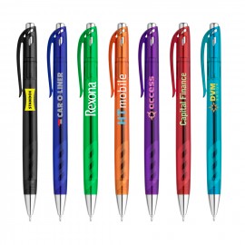 Custom Engraved Plastic Click Action Ballpoint Pen