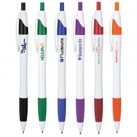 Logo Branded Hampton Ballpoint Pen w/Full Color Imprint