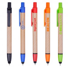 Custom Engraved Eco Stylus Ballpoint Pen
