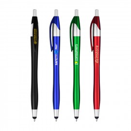 Metallic Color Stylus Ballpoint Pen Custom Imprinted
