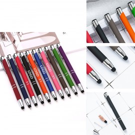 Logo Branded Aluminum Barrel Stylus Pen  Logo Branded Aluminum Barrel Stylus Pen