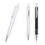 Brighton Ballpoint Click Pen (Silver) Logo Branded