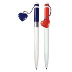 Magnetic Heart Pen Custom Imprinted