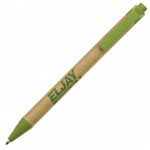 Recycled Paper Pen - Green Custom Engraved