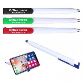 Click-action Ballpoint Pen w/ Clip Holder Custom Imprinted