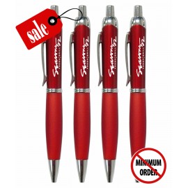 Union Printed - Stately - Retractable Pen with Grip- 1-Color Print - No Minimum Custom Imprinted