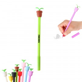 Custom Imprinted Plant Pot-Shaped Pen