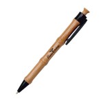 Custom Imprinted Bamboo Pen w/Clip