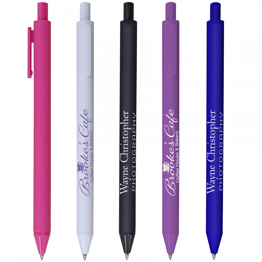 Custom Imprinted Soft-Touch rubberized pen Custom Imprinted Soft-Touch rubberized pen