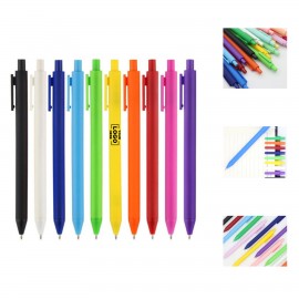 Soft Touch Retractable Gel Pen Logo Branded