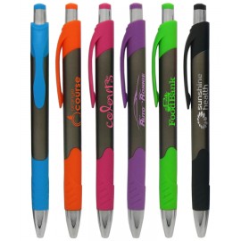 Logo Branded Deep-Cool Matte-Gray Barrels with Tropical Colored Trim