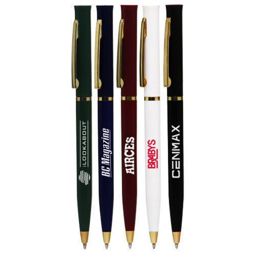 Alston Hotel Twist Ballpoint Pen Logo Branded Alston Hotel Twist Ballpoint Pen Logo Branded