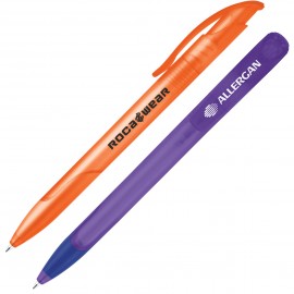 Custom Engraved Plantagenet-76 Retractable Translucent Plastic Pen