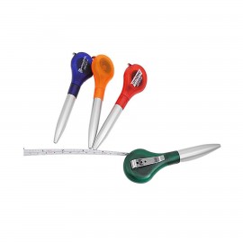 Ballpoint Pen With Tape Measure Custom Imprinted  Ballpoint Pen With Tape Measure Custom Imprinted