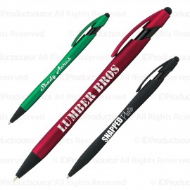 Logo Branded Nimbus Softy Stylus Plastic Pen (1 Color Imprint)