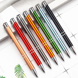 Logo Branded Metal Retractable Ballpoint Pens