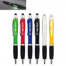 Led Light Up Logo Stylus Pen Custom Imprinted