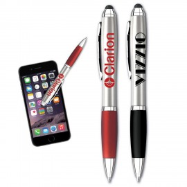 Custom Engraved Turbo Twist Pen + Stylus
