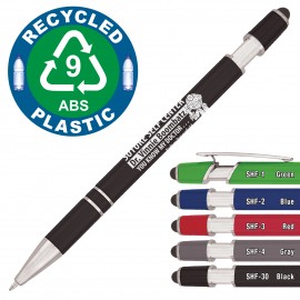 Logo Branded Sheffield Recycled A.B.S. Ballpoint Stylus Pen