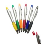 3 In 1 Stylus Highlighter Ballpoint Pen Custom Imprinted