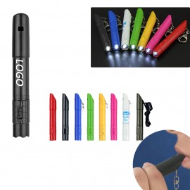 Whistle Ballpoint Pen Led Light Logo Branded