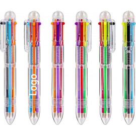 Custom Imprinted 6-in-1 Multicolor Ballpoint Pen