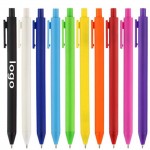 Custom Plastic Retractable Business Ballpoint Pen 5 3/4" x 2/5" Custom Imprinted