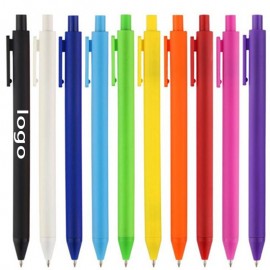 Custom Plastic Retractable Business Ballpoint Pen 5 3/4" x 2/5" Custom Imprinted