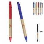 Eco Friendly Paper Barrel Ballpoint Pen Custom Engraved