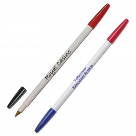 Logo Branded Twinner Double-End Stick Ballpoint Pen  Logo Branded Twinner Double-End Stick Ballpoint Pen