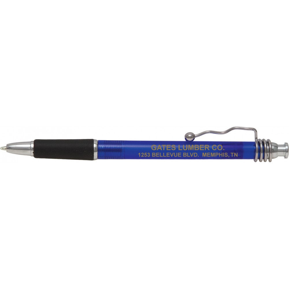 Custom Imprinted Blue Wave Pens