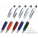 Smart Phone Pen With Stylus & Comfort Grip Custom Imprinted