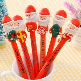 Christmas Ball-point Pen Christmas Promotional Free Gift Custom Engraved