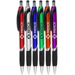Custom Engraved Plastic Pen with Screen Touch Stylus