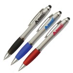 Antimicrobial PDA Stylus Pen w/ Rubber Grip Custom Engraved