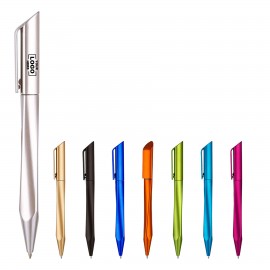 Twist-action Metallic Paint Ballpoint Pen Custom Engraved