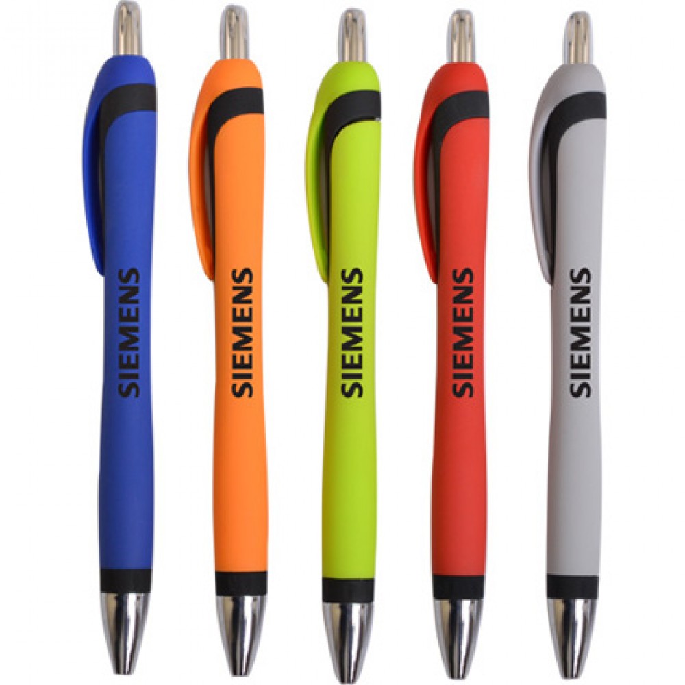 Custom Imprinted Pen Soft Comfort Feel Custom Imprinted Pen Soft Comfort Feel