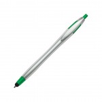 Dart Metallic Pen/Stylus - Green Custom Imprinted