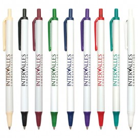 White Orlando Pen Custom Imprinted