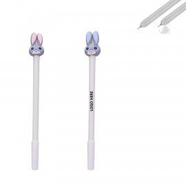 Logo Branded Soft Rabbit Head Pen