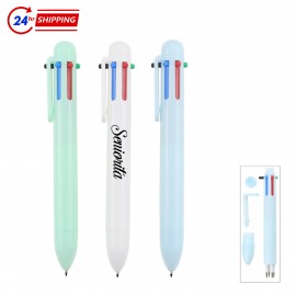 Logo Branded Click Six-color Pen  Logo Branded Click Six-color Pen