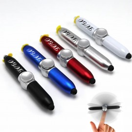 Fidget Spinner Pen With Led Light Custom Imprinted