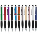 2 In 1 Capacitive Touch Screen Stylus Pens With Ballpoint Custom Imprinted